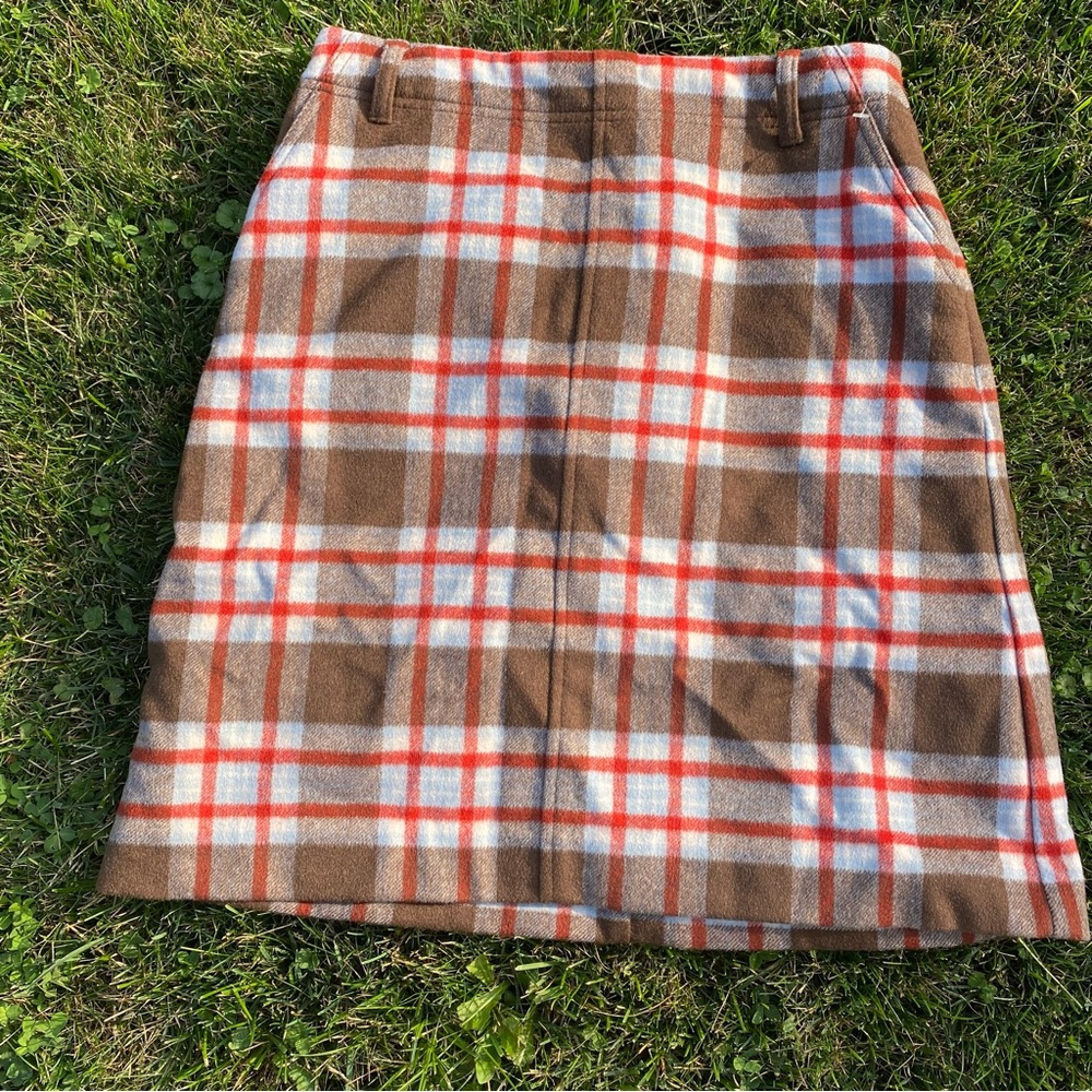 Cashmere Plaid Eddie Bauer Fall Skirt